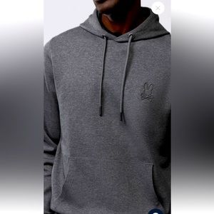 Psycho bunny Classix reimagined outline gray hoodie. Size large new with tags.